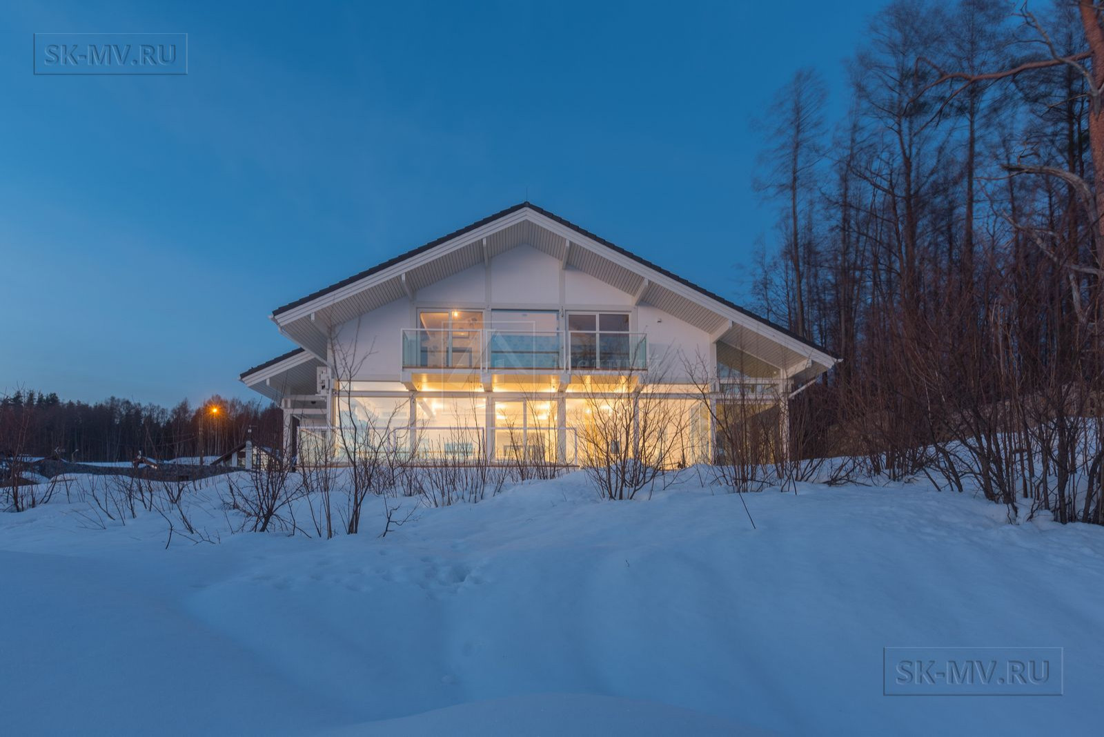 Проект загородного дома "Фахверк" | 406 кв.м | sk-mv.ru