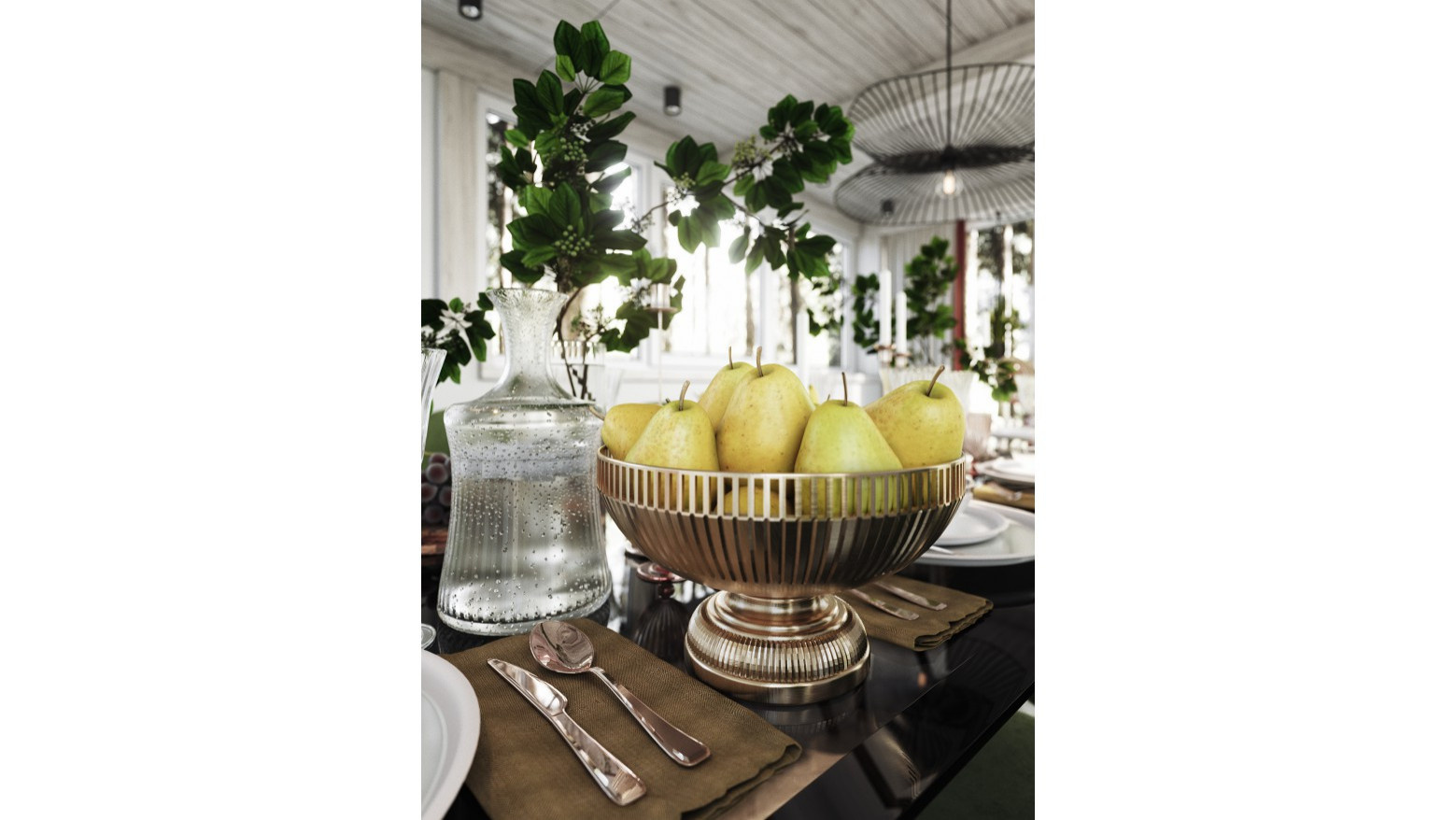 Дом в сосновом бору. Дизайн-проект трёхэтажного частного дома. Пермь