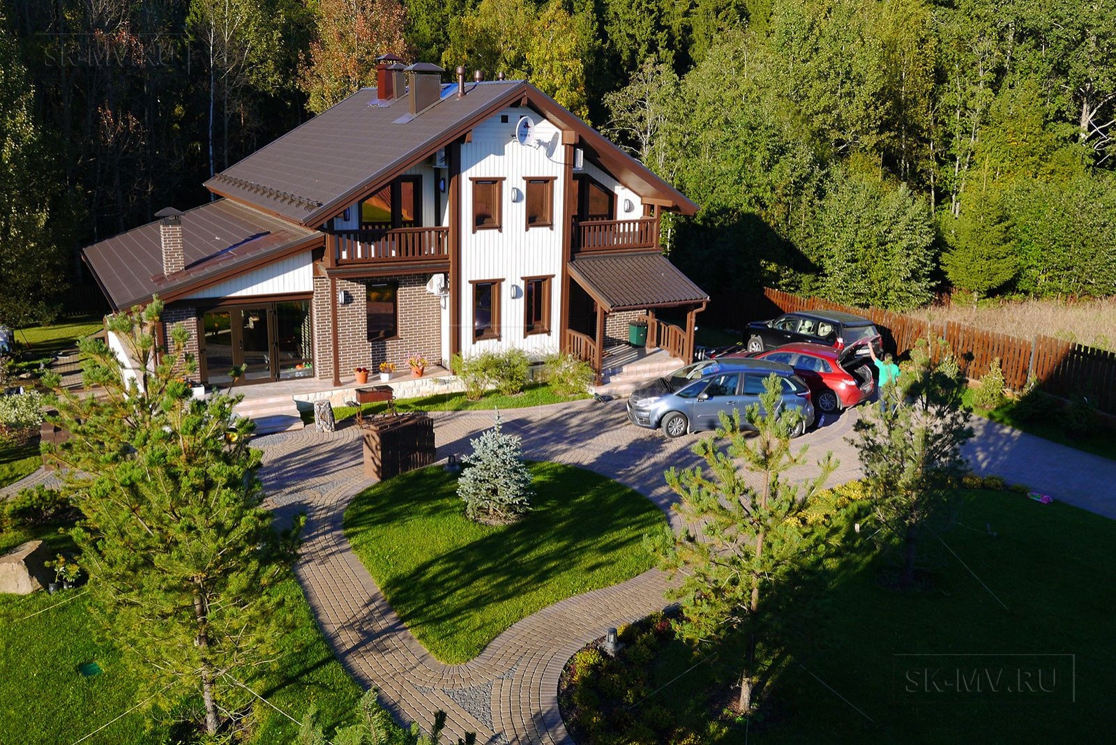 Проект загородного дома "Ольшаники 7" | 220 кв.м | sk-mv.ru