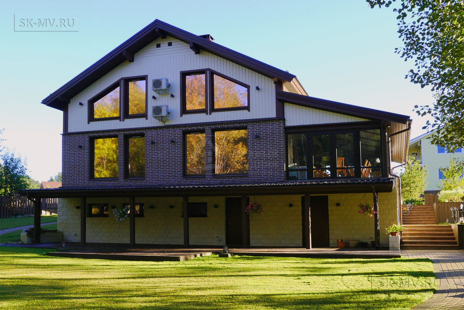 Проект загородного дома "Ольшаники 7" | 220 кв.м | sk-mv.ru