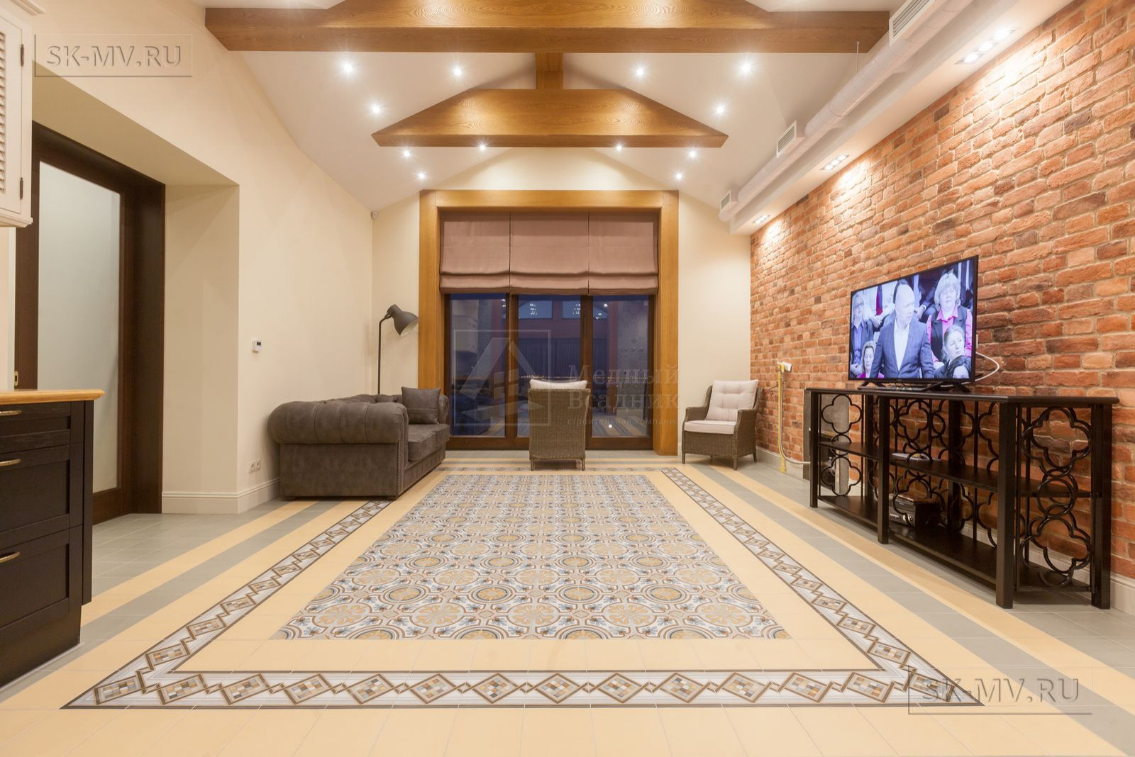 Проект "Дом на склоне" | 769 кв.м | sk-mv.ru