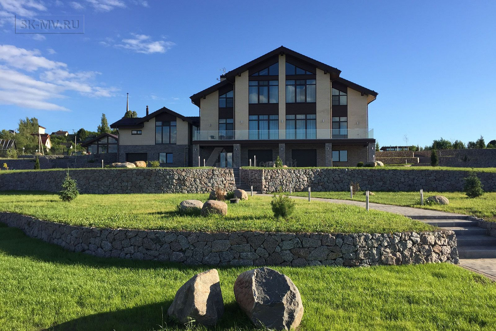 Проект "Дом на склоне" | 769 кв.м | sk-mv.ru