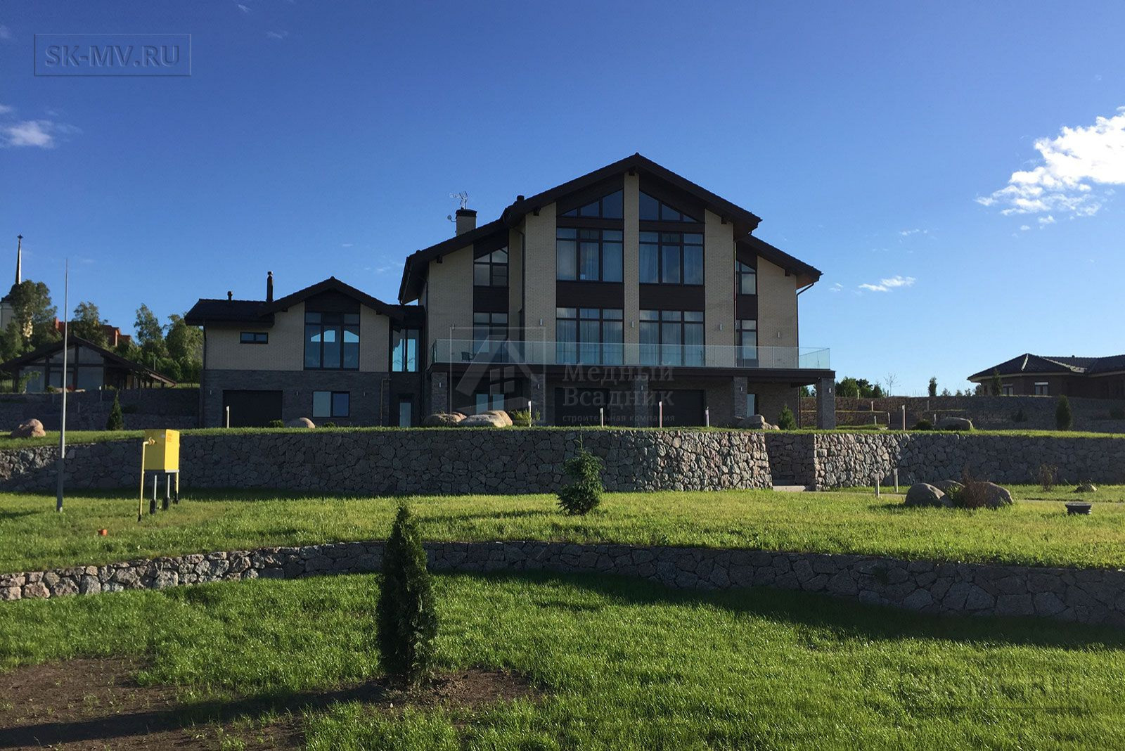 Проект "Дом на склоне" | 769 кв.м | sk-mv.ru