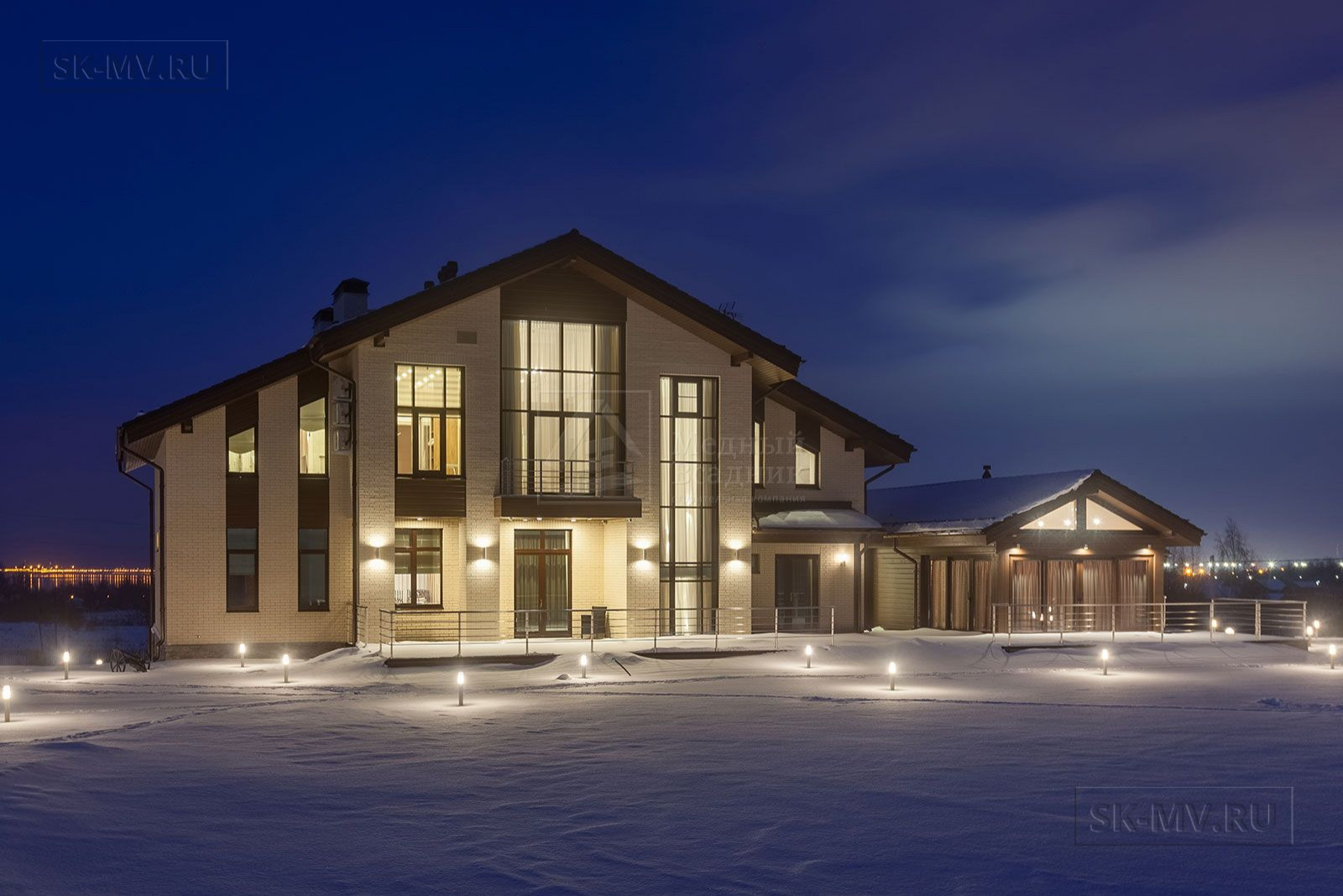 Проект "Дом на склоне" | 769 кв.м | sk-mv.ru