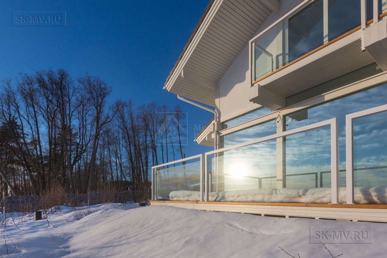 Проект загородного дома "Фахверк" | 406 кв.м | sk-mv.ru