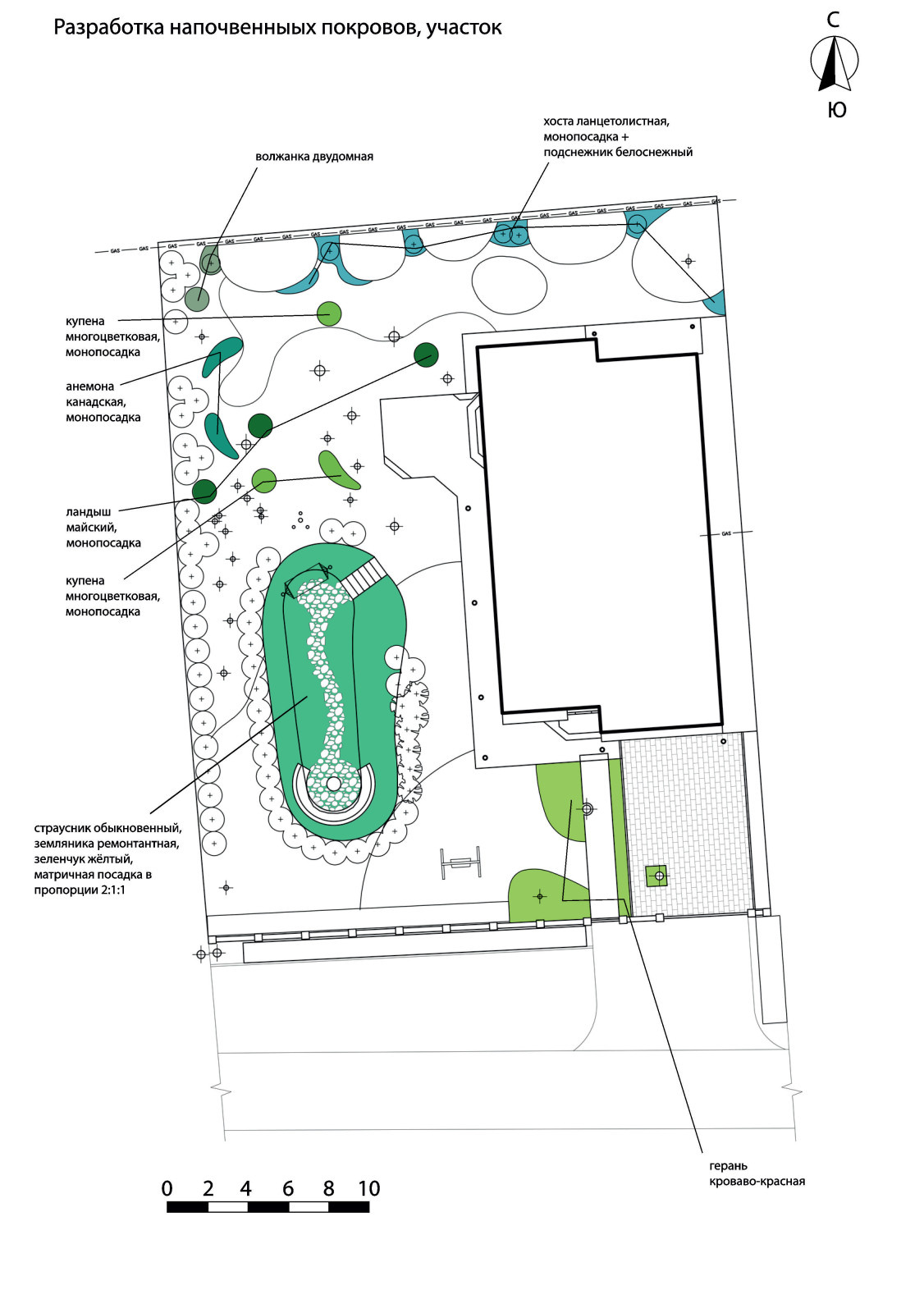 Обложка проекта: Лесной сад в пригороде