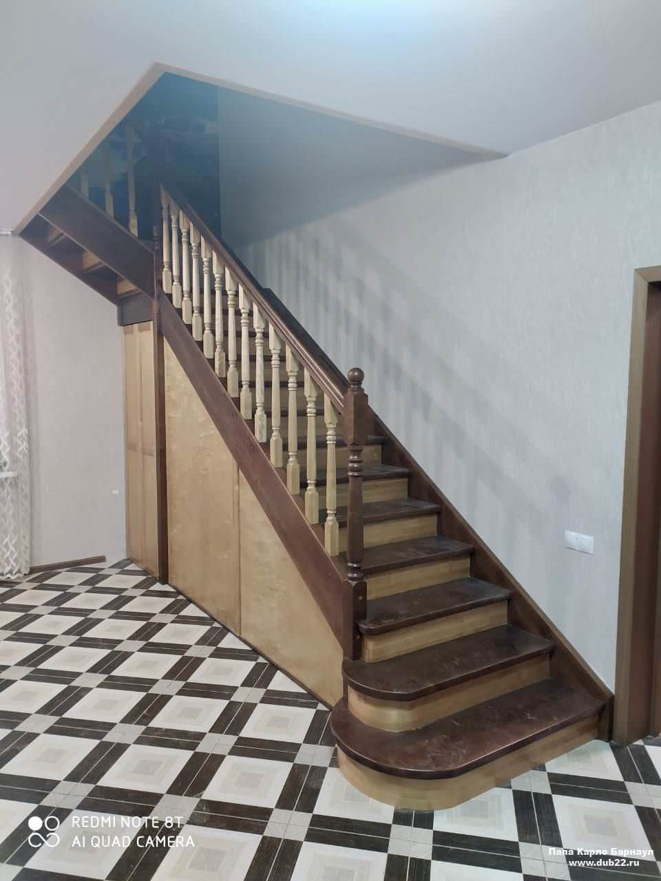 Лестница с кладовкой в с. Поспелиха