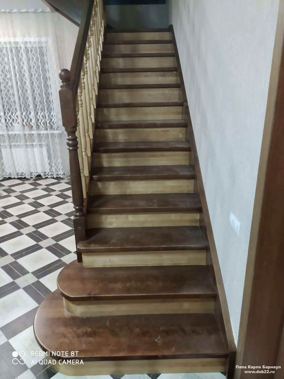 Лестница с кладовкой в с. Поспелиха