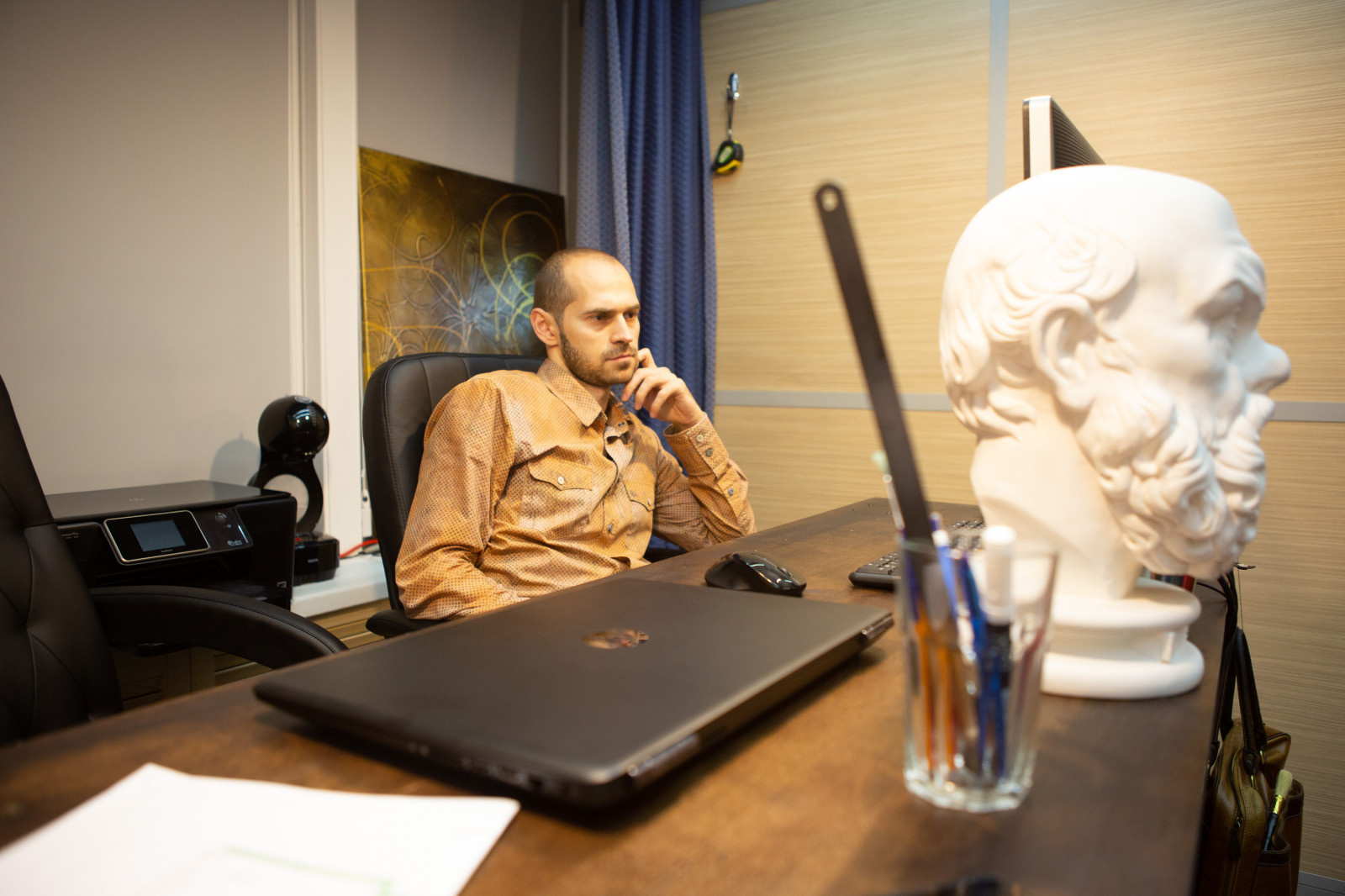 Обложка проекта: Офис нашей дизайн-студии в стиле "Китч", 14 кв.