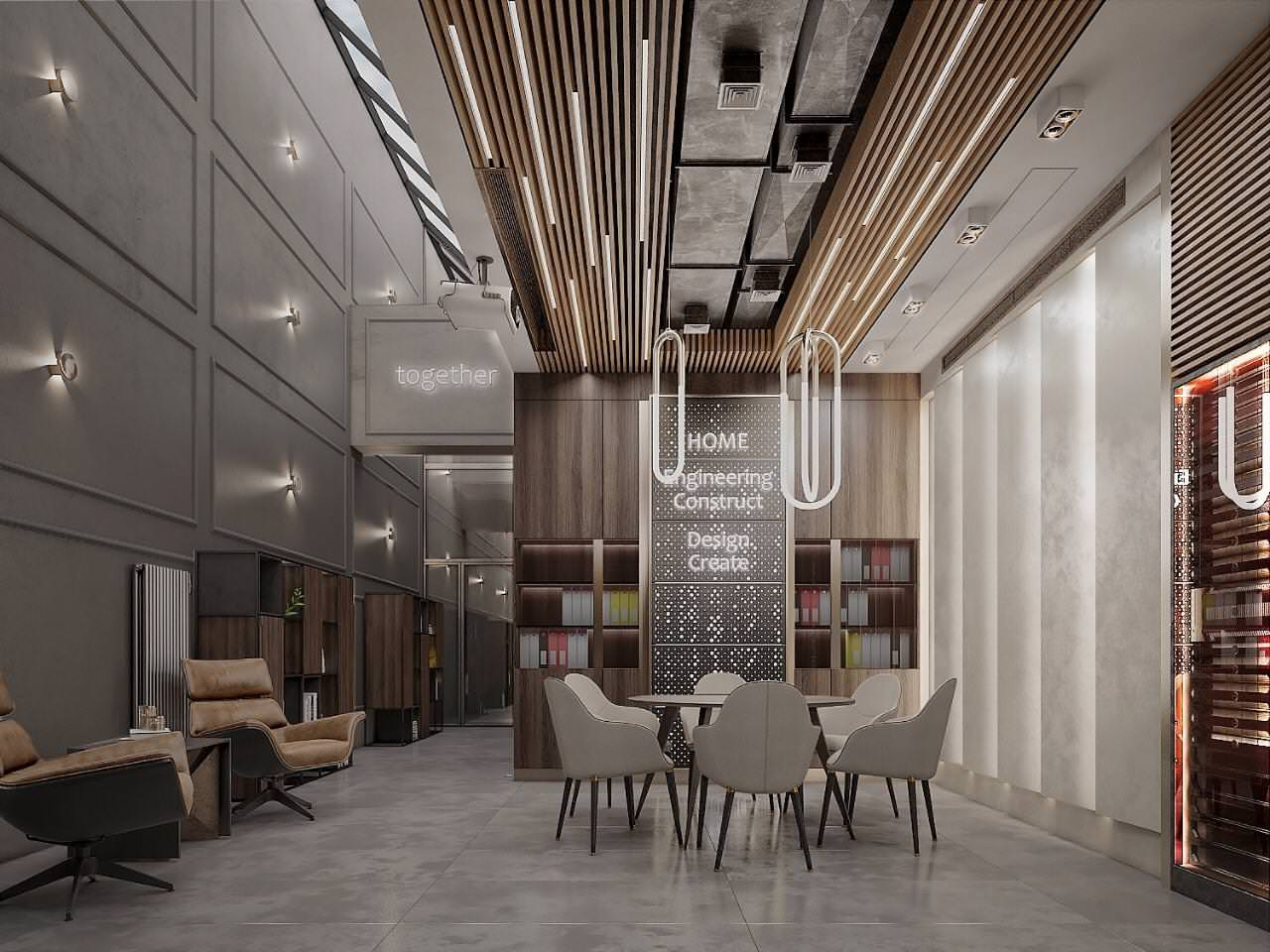 Дизайн проект офиса UNECOM