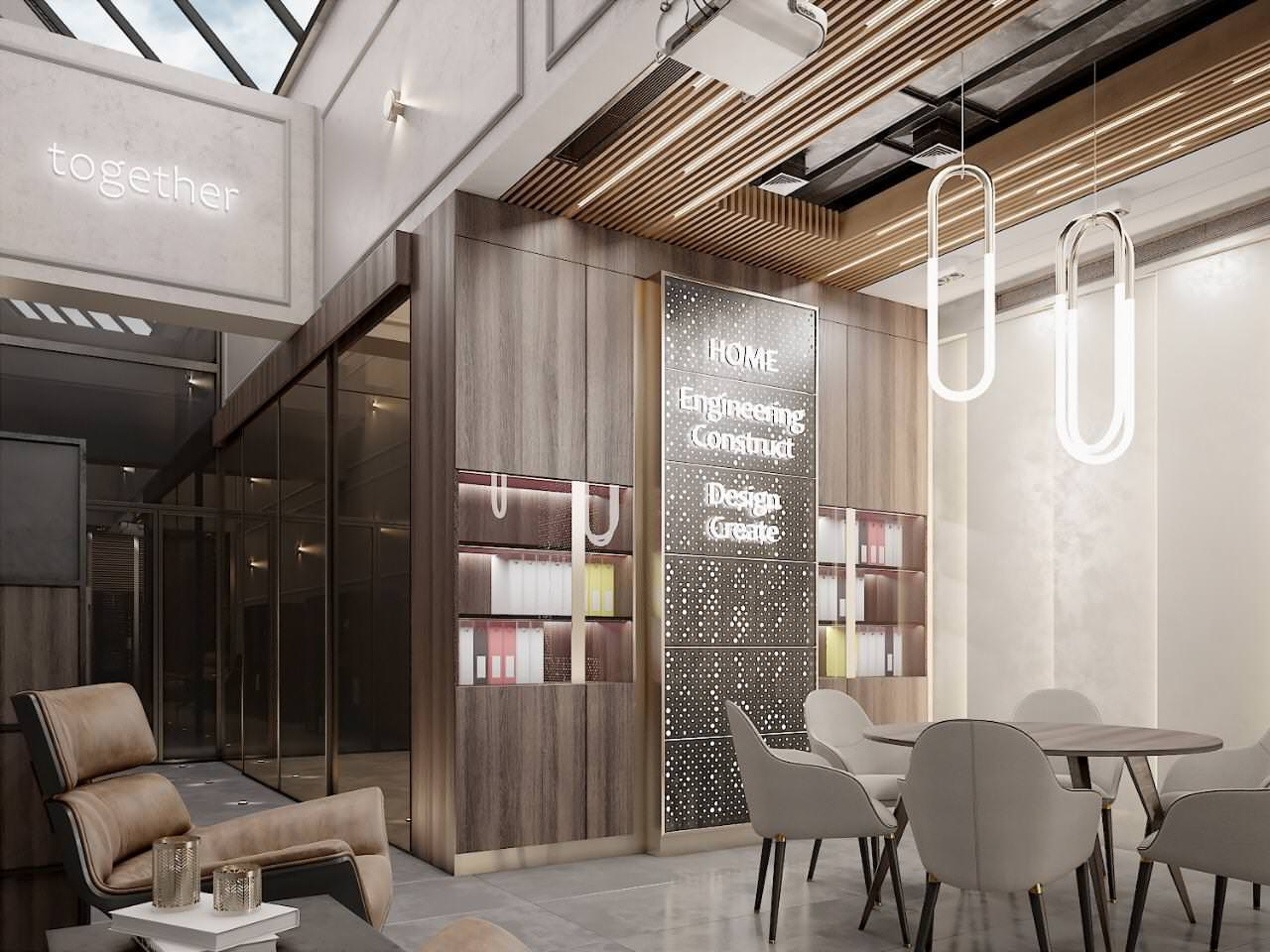 Дизайн проект офиса UNECOM