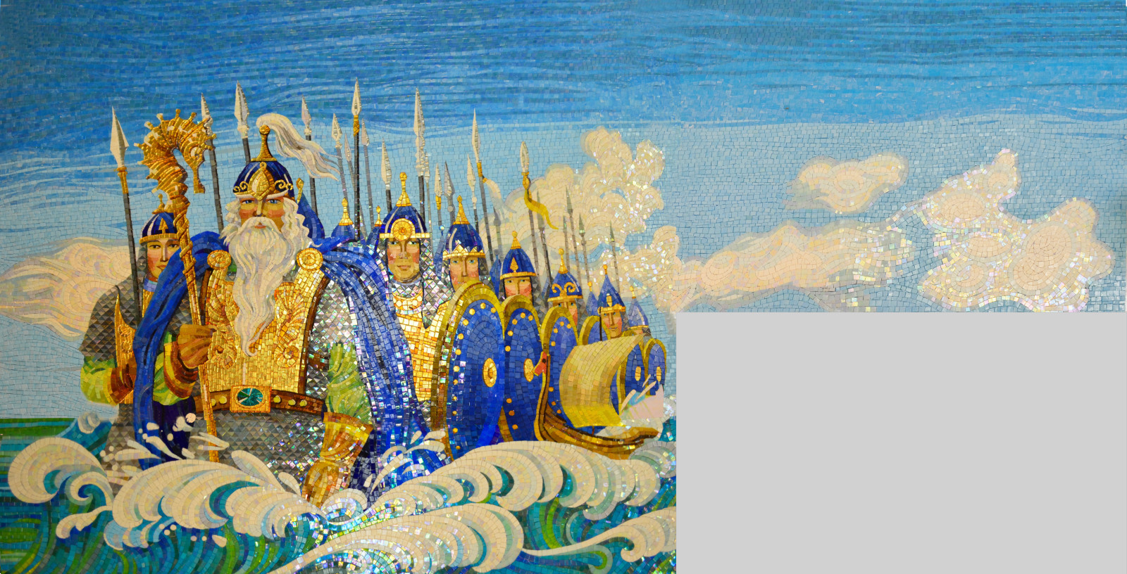 Бассейн по сказкам А.С. Пушкина.