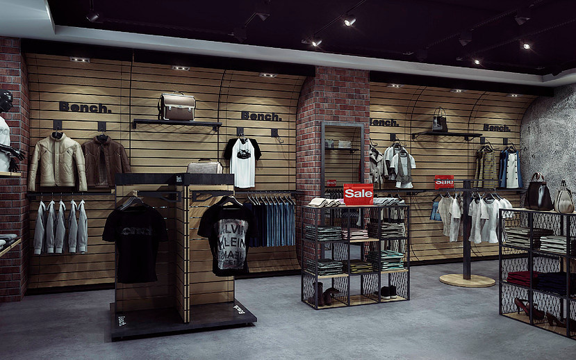 Освещение магазина "Bensh."