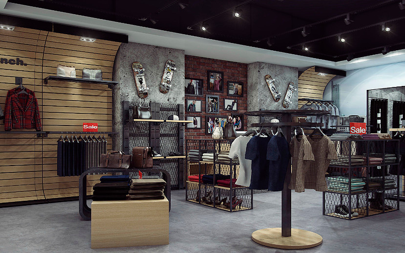 Освещение магазина "Bensh."