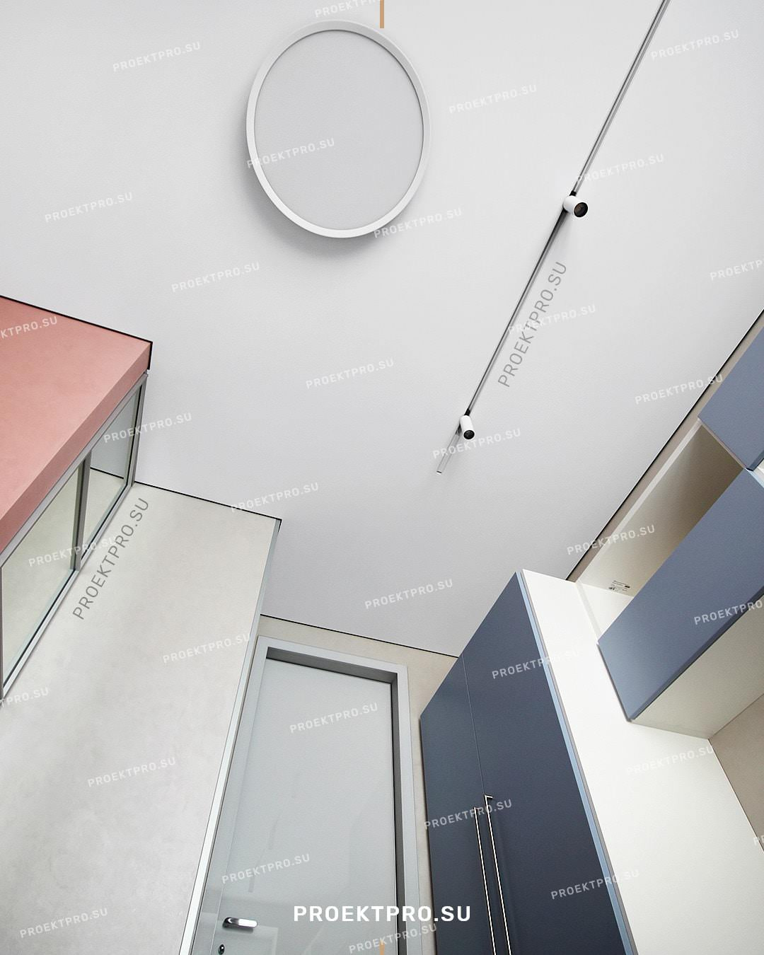 Теневое примыкание тканевого потолка