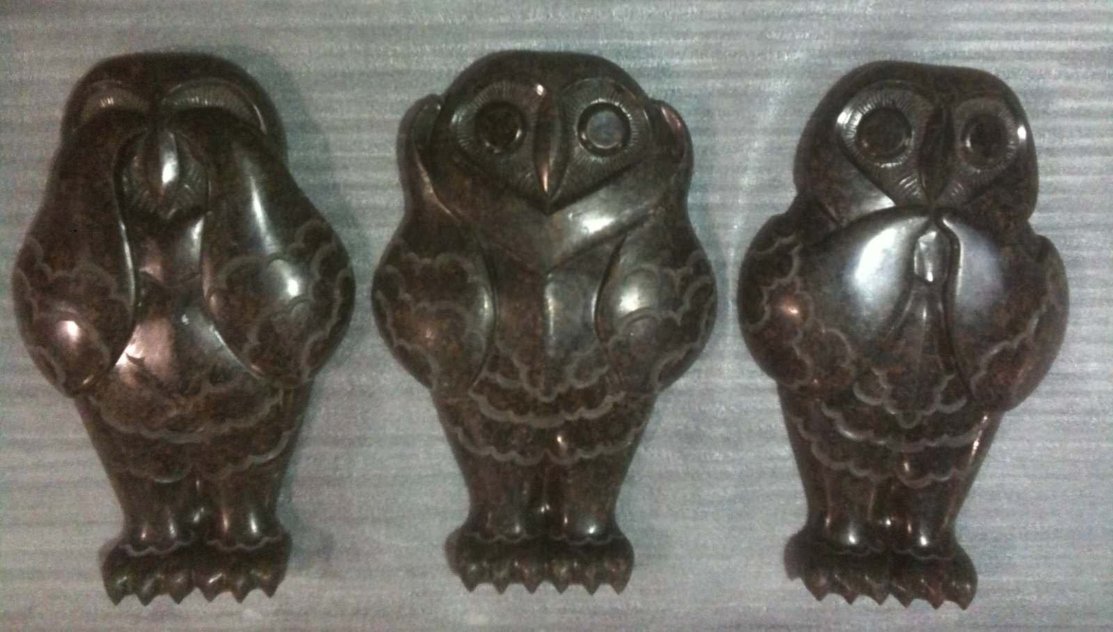 Гранитные совы на здание Финский переулок, дом 4 (Санкт-Петербург)