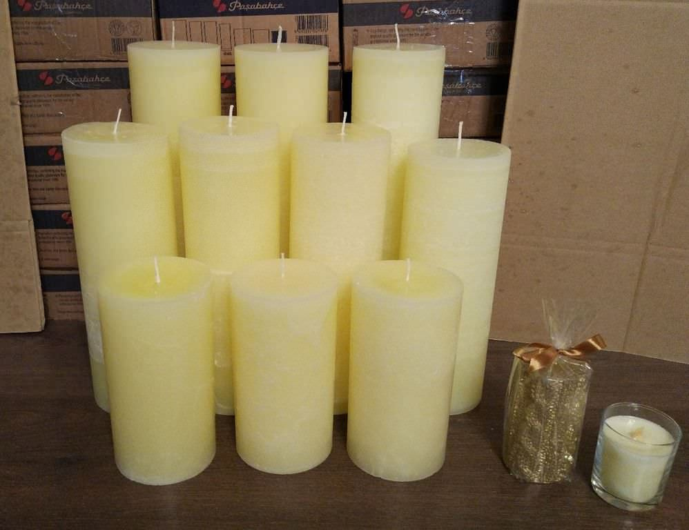 Большие свечи и напольные свечи