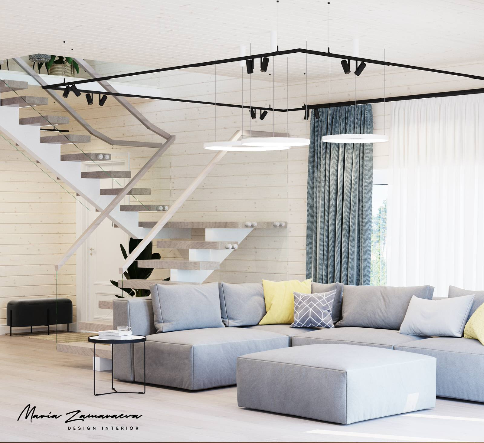 Дизайн-проект дома из бруса для молодой семьи