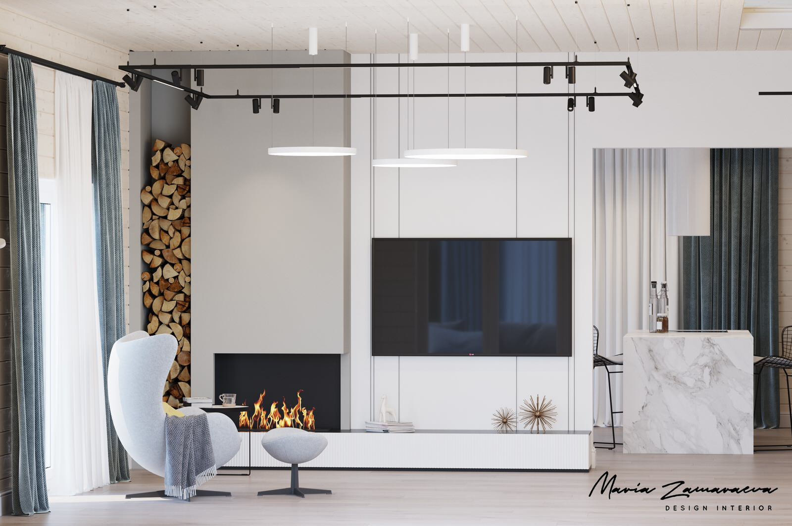 Дизайн-проект дома из бруса для молодой семьи