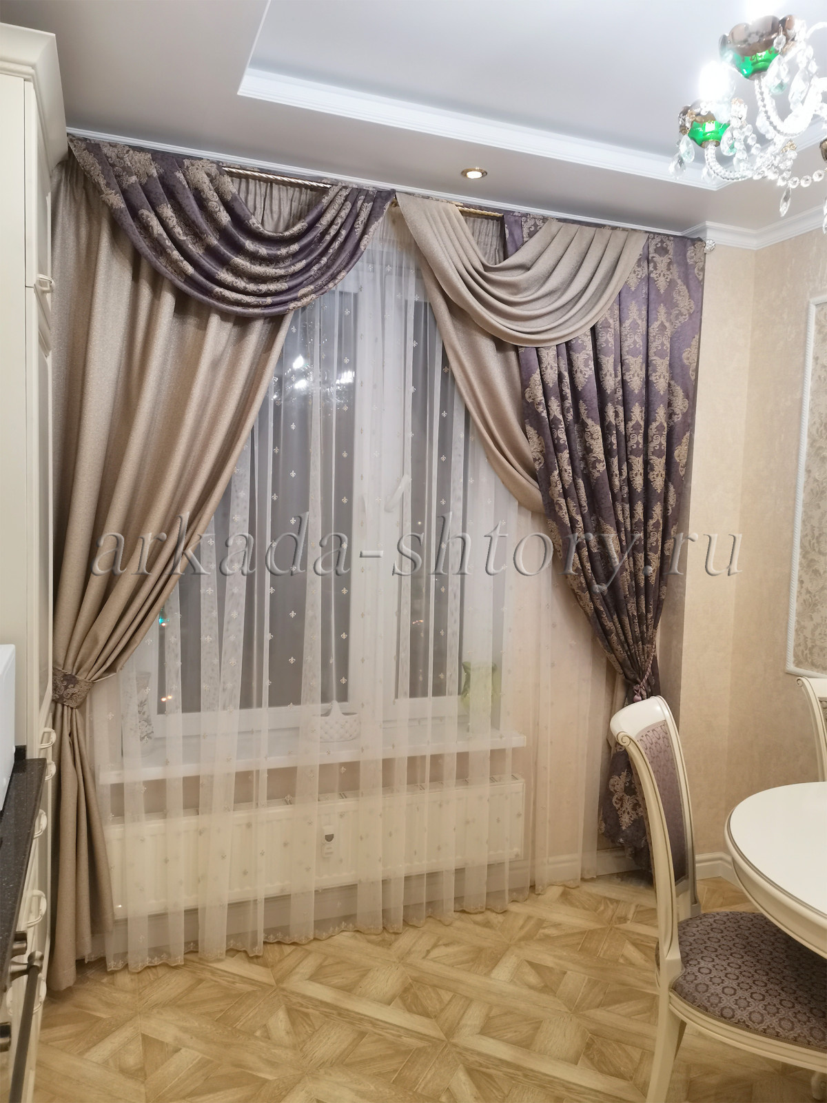 Шторы в загородном доме