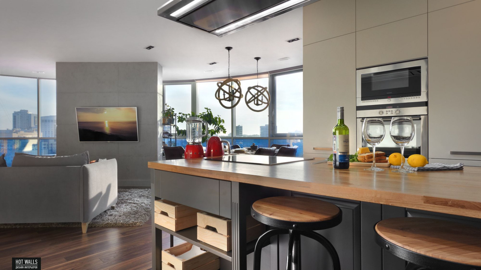 Loft в Аквамарине