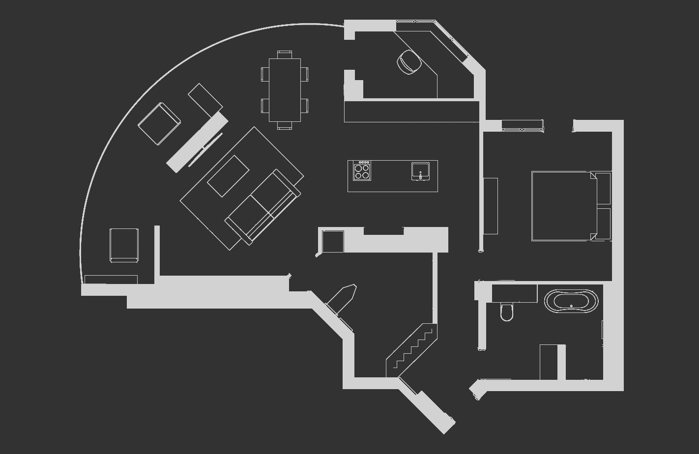 Loft в Аквамарине