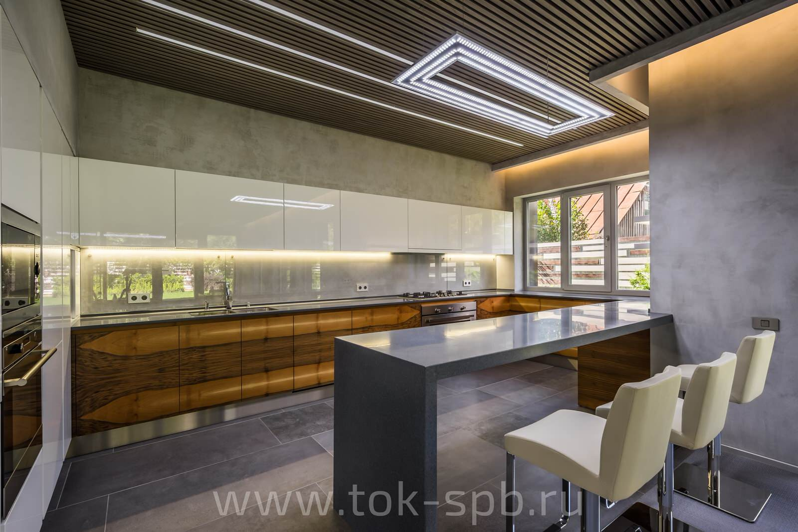 Отделка монолитного коттеджа в Лахте, Ленинградская область