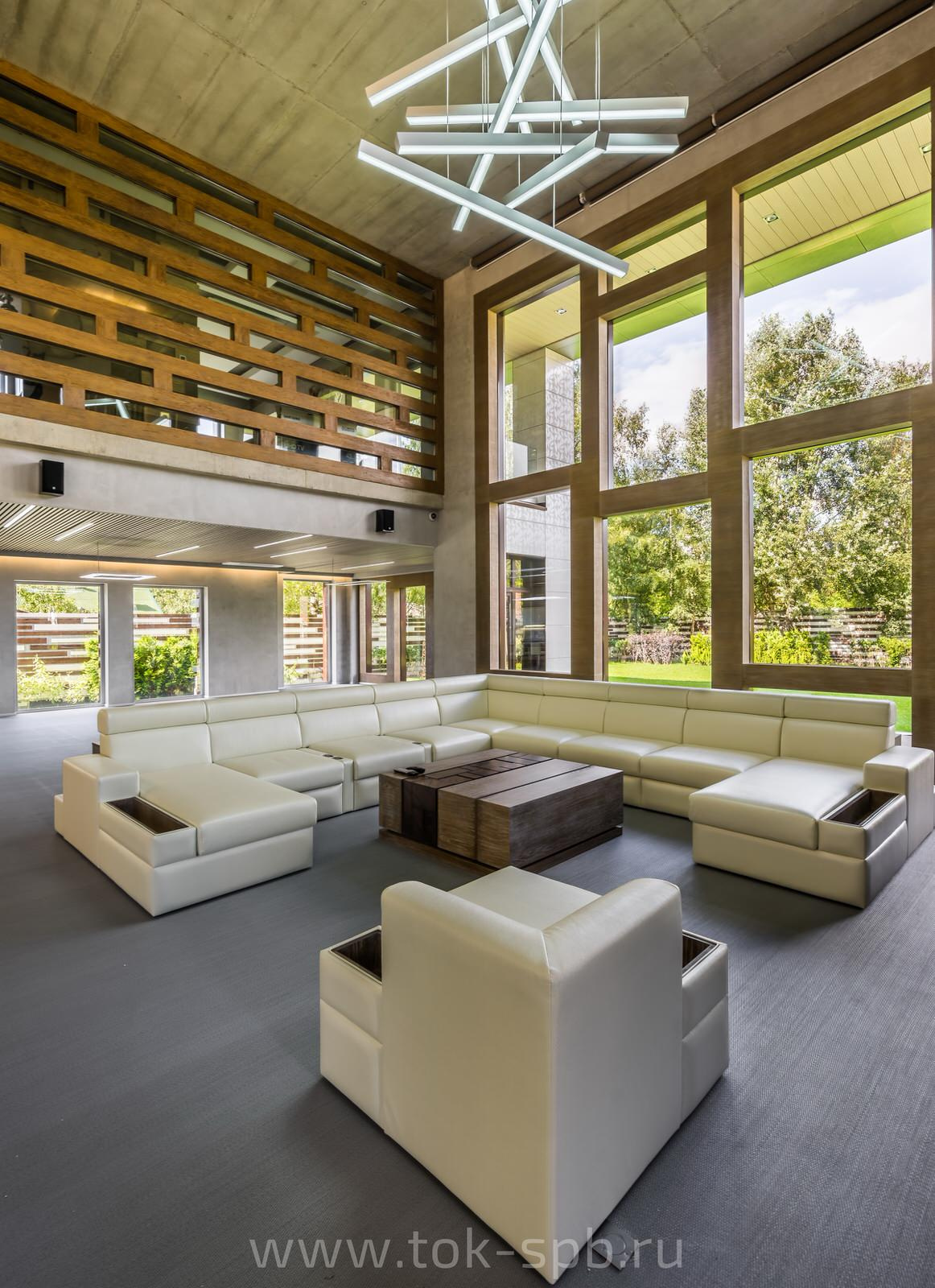 Отделка монолитного коттеджа в Лахте, Ленинградская область