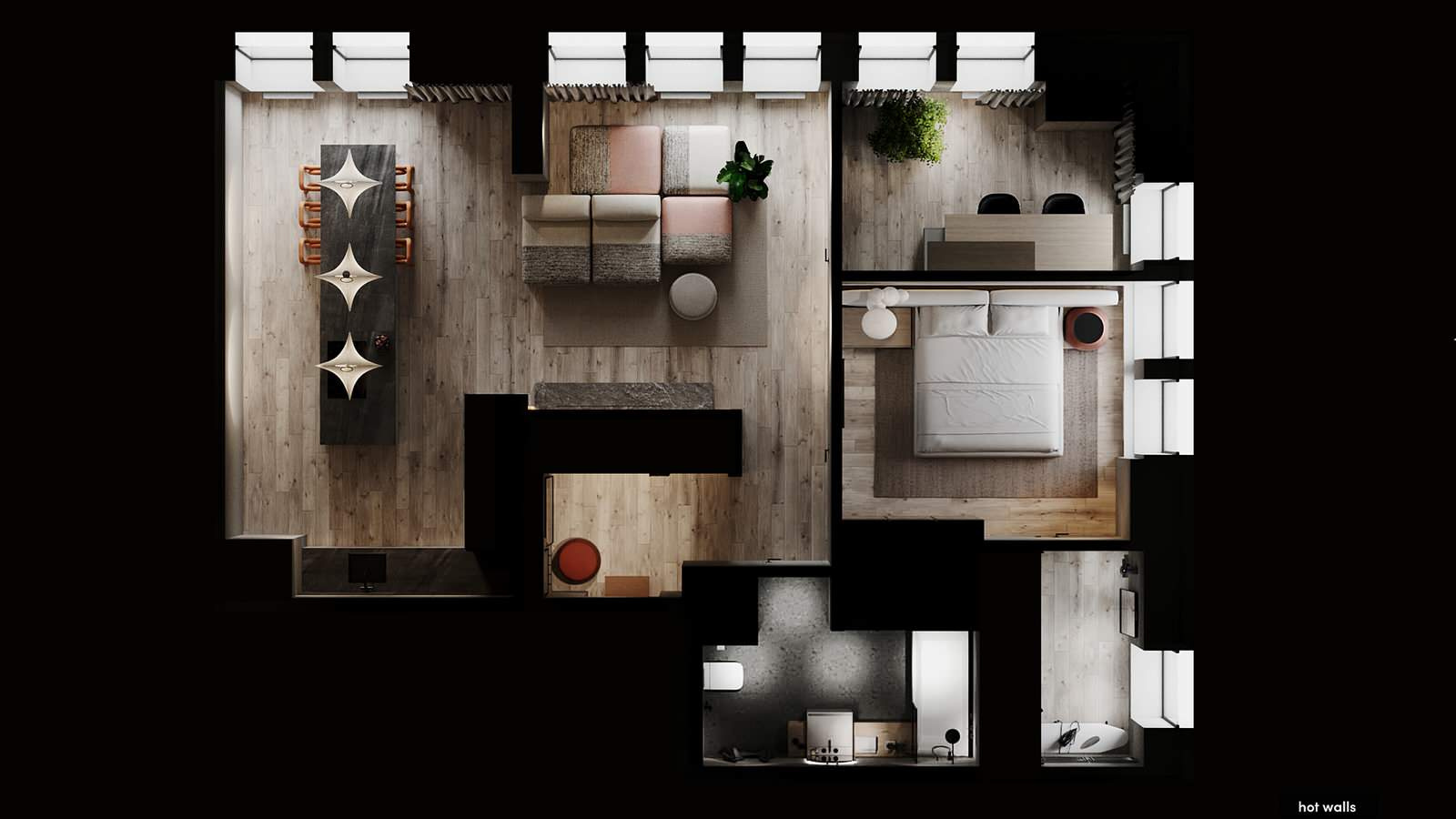 Wандер парк, 90m²