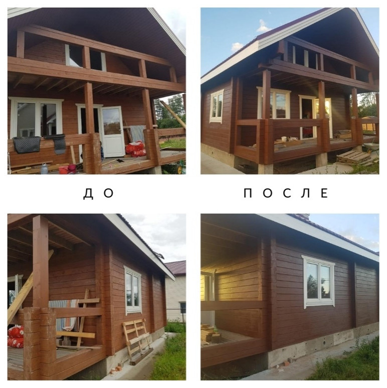 Покраска дома