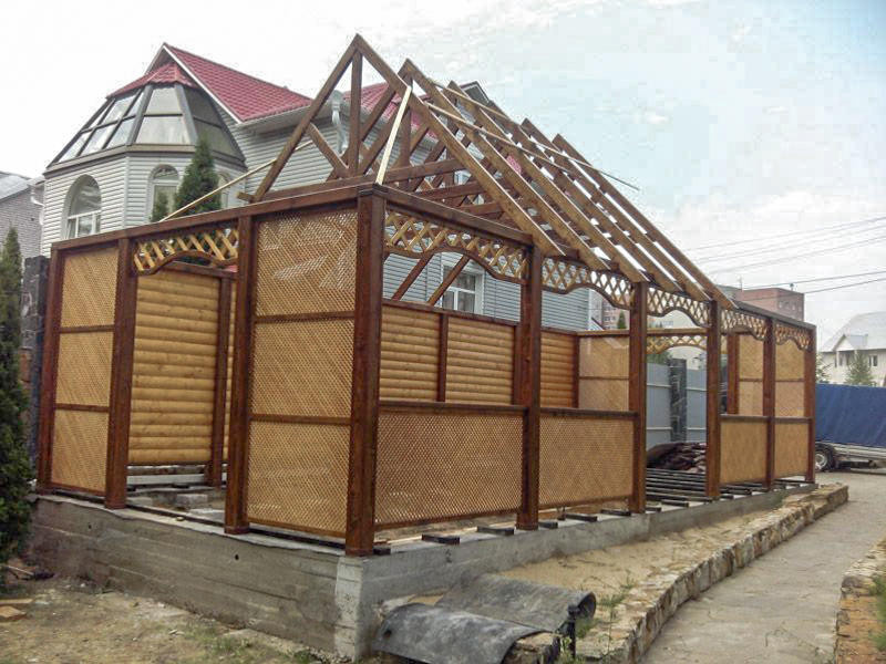 беседки веранды