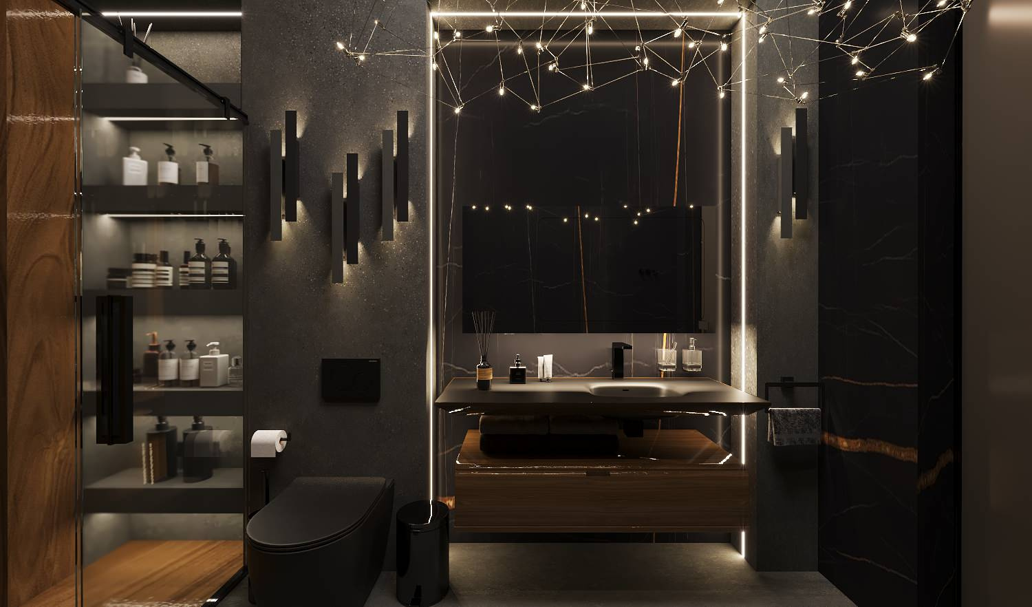 мужская ванная комната