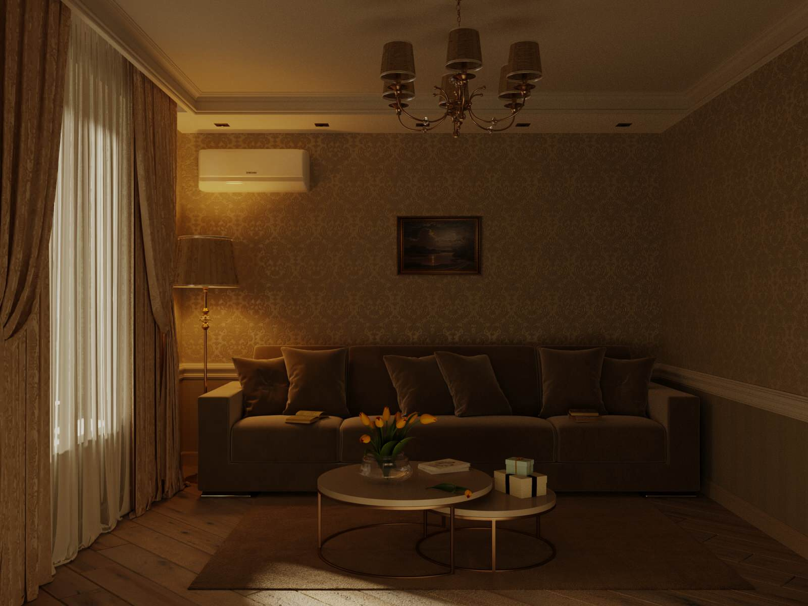 Дизайн интерьера Спальни Гостевой 68