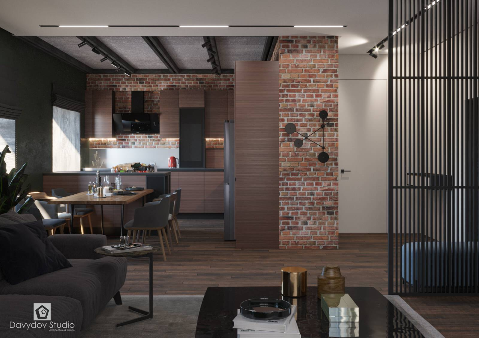 Квартира в стиле лофт