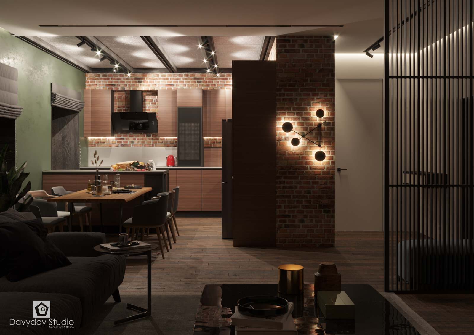 Квартира в стиле лофт