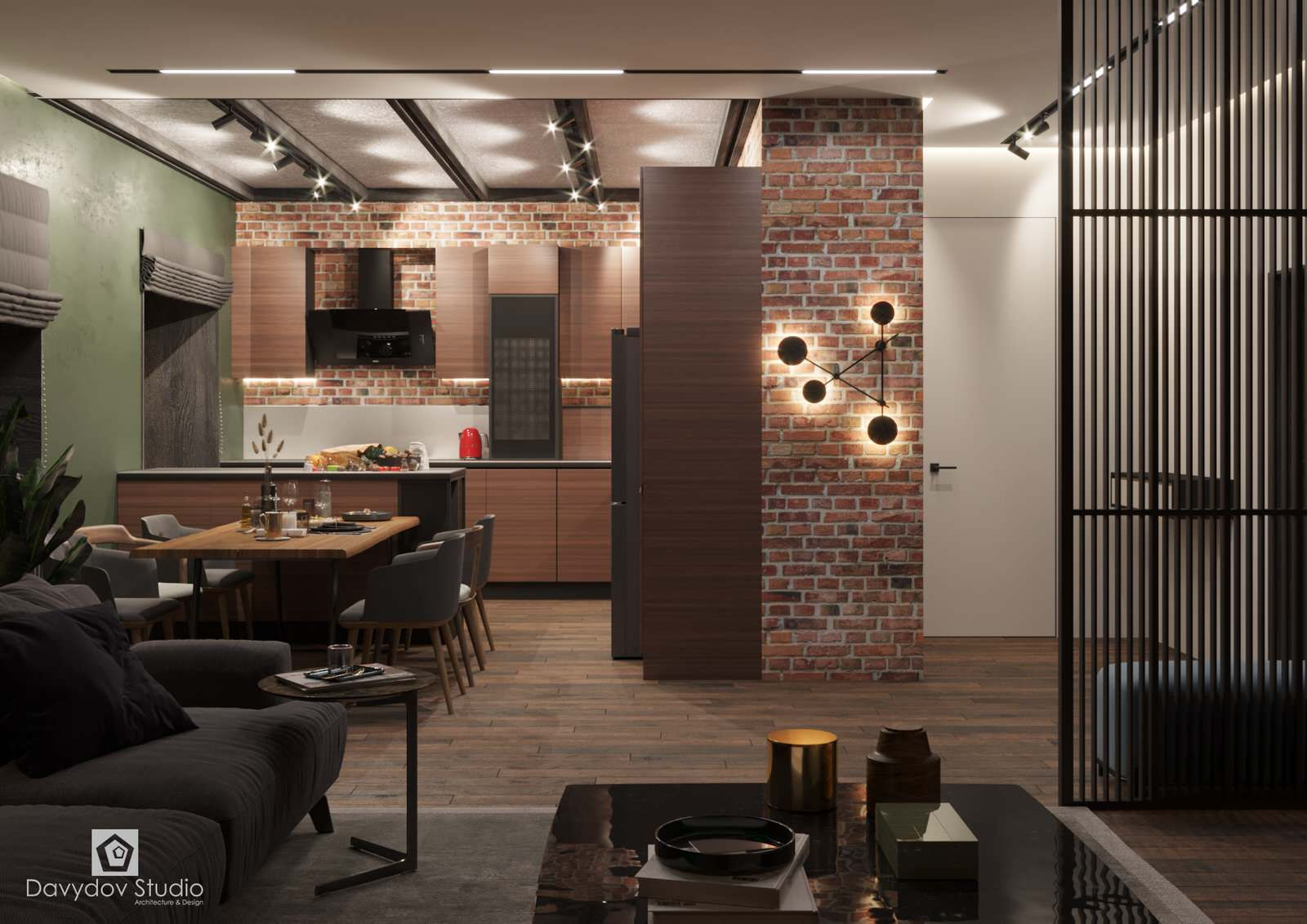 Квартира в стиле лофт