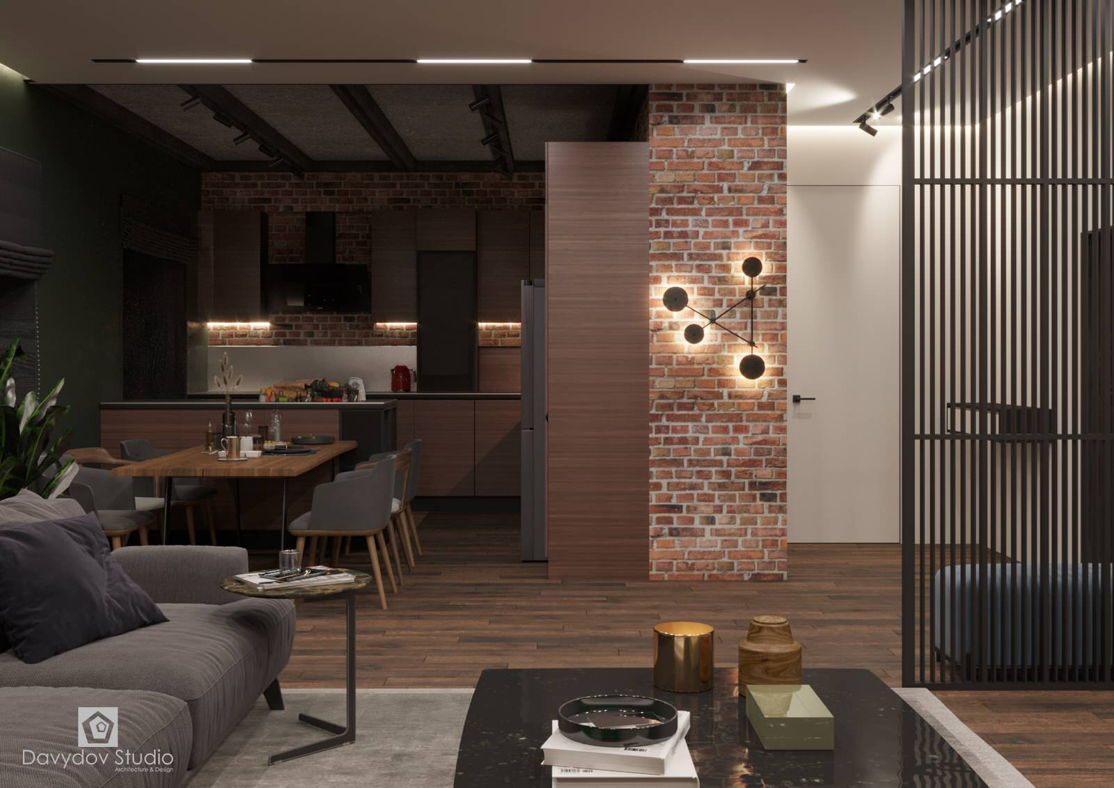 Квартира в стиле лофт