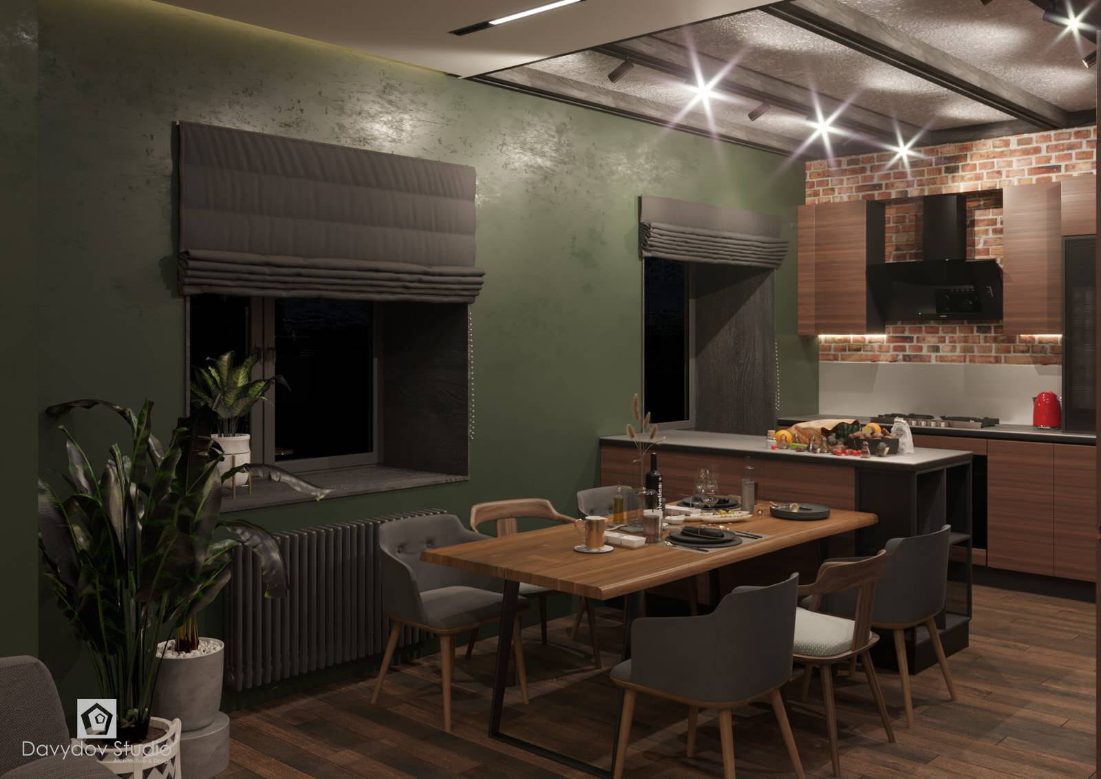 Квартира в стиле лофт