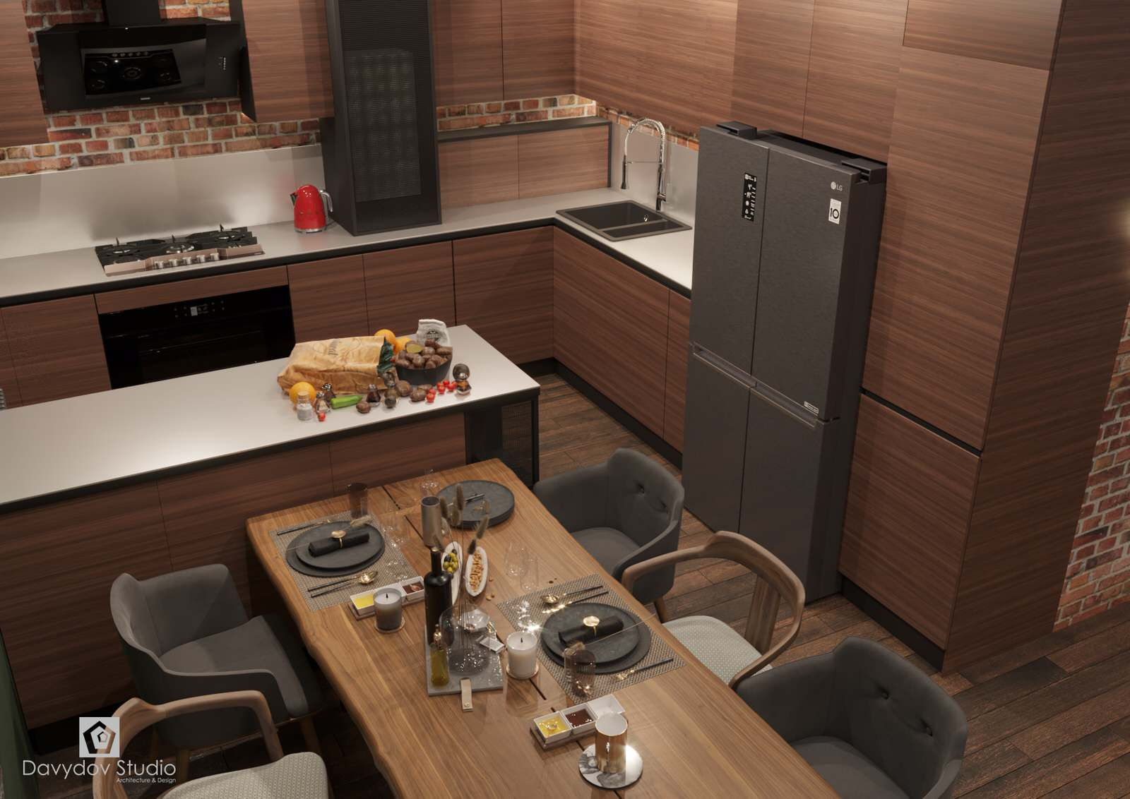 Квартира в стиле лофт