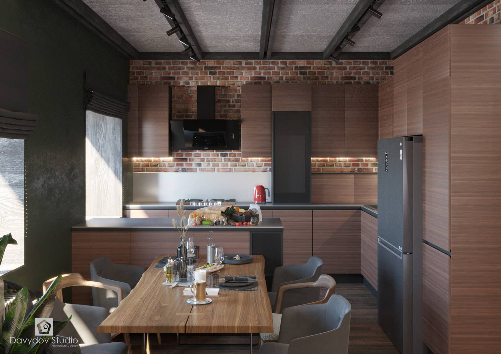 Квартира в стиле лофт