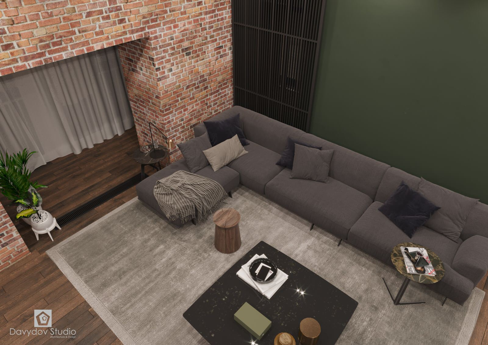 Квартира в стиле лофт