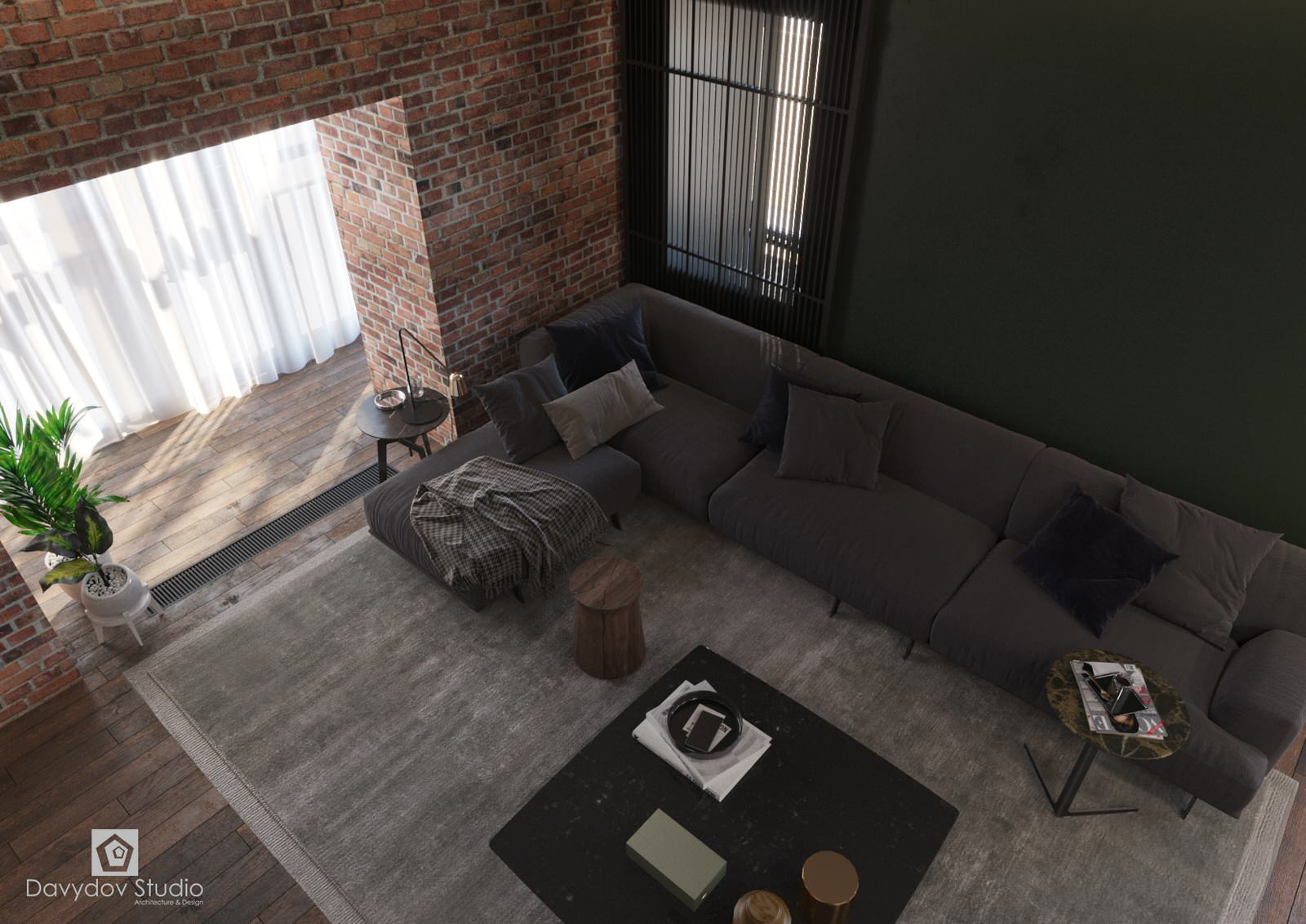 Квартира в стиле лофт