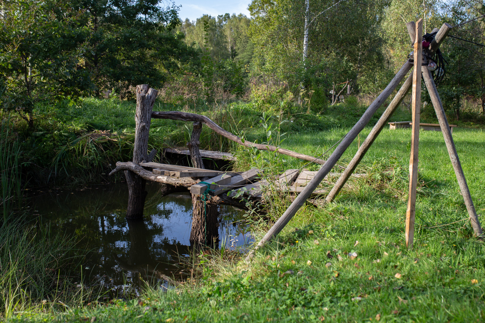 В гостях: Соломенный дом с русской печью