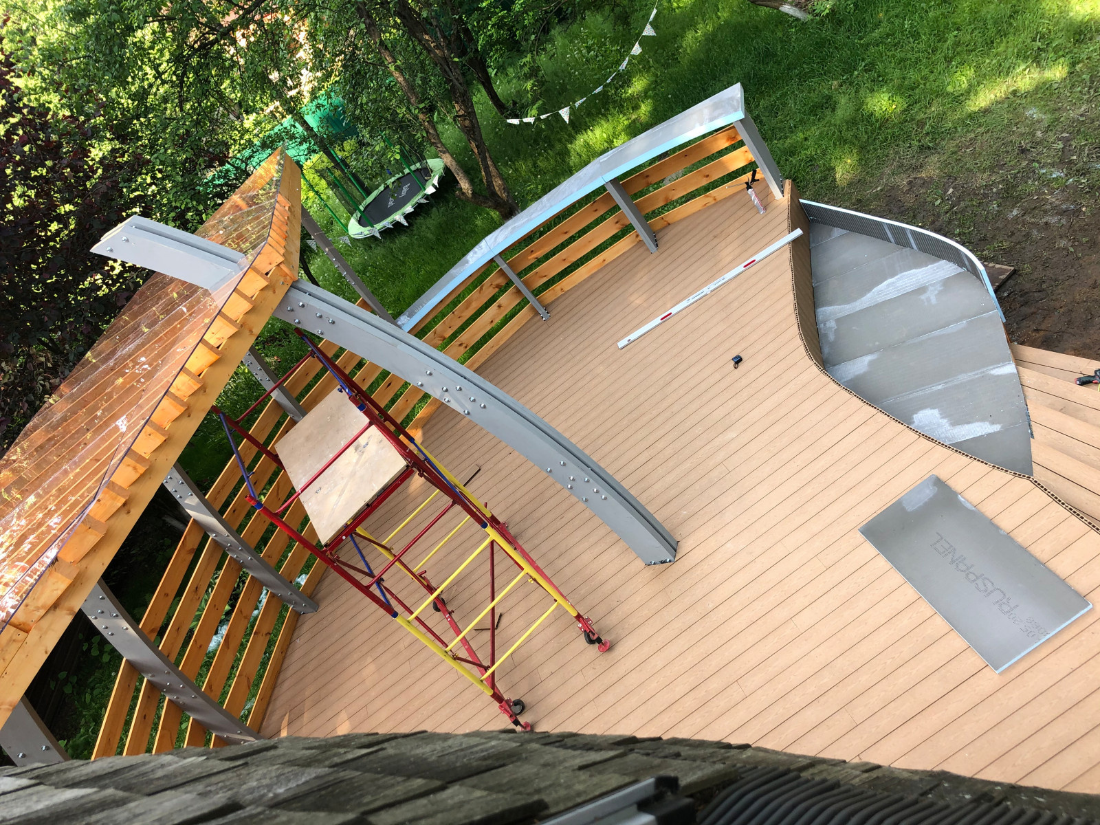 Необычная веранда (и терраса) к Необычному Дому (проект "Фазенда-лайф")