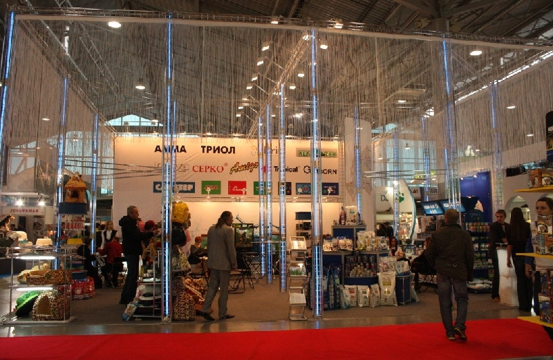 Нитяные шторы Nitiopt на выставке