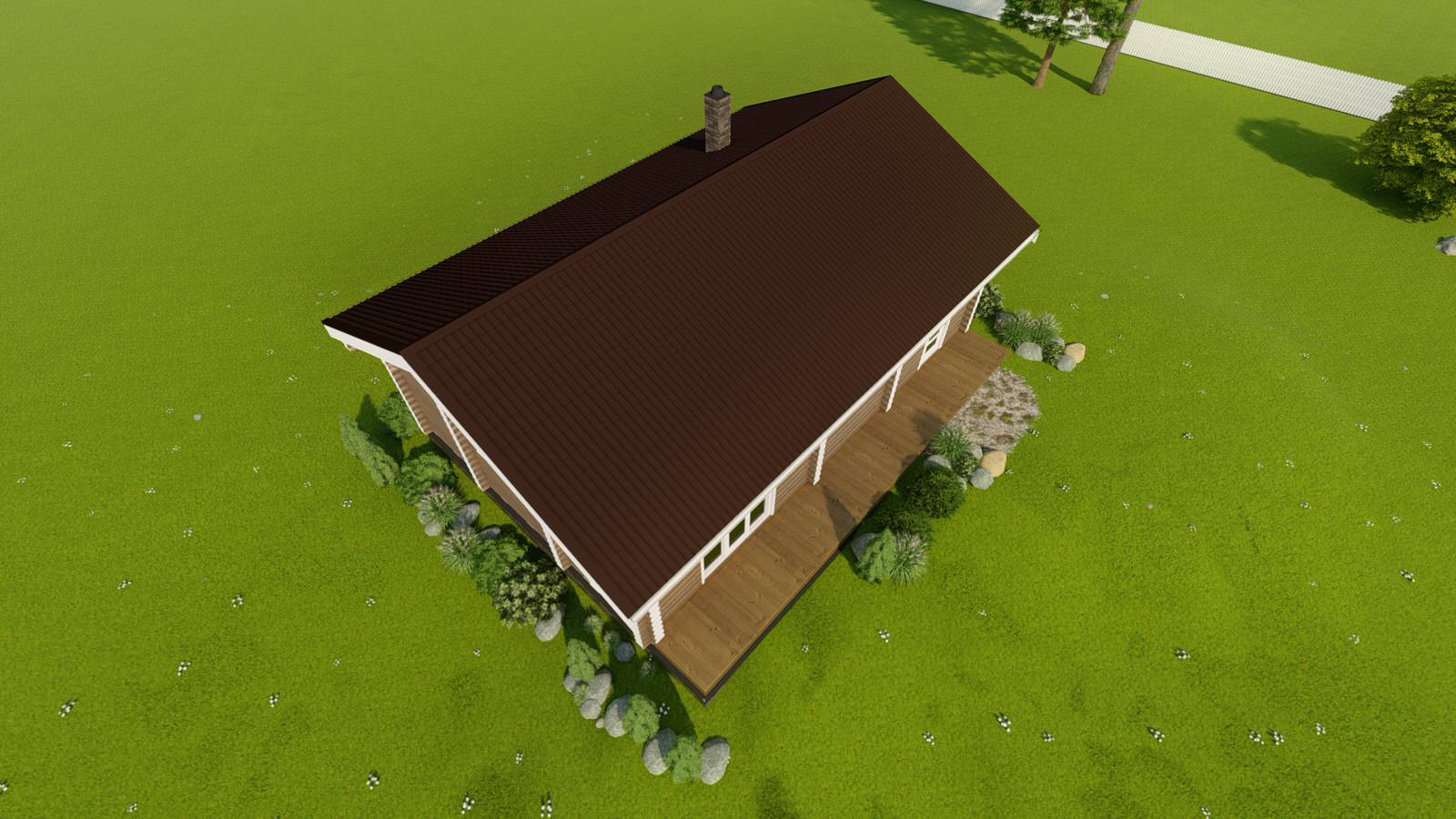 банный комплекс из бревна 240мм