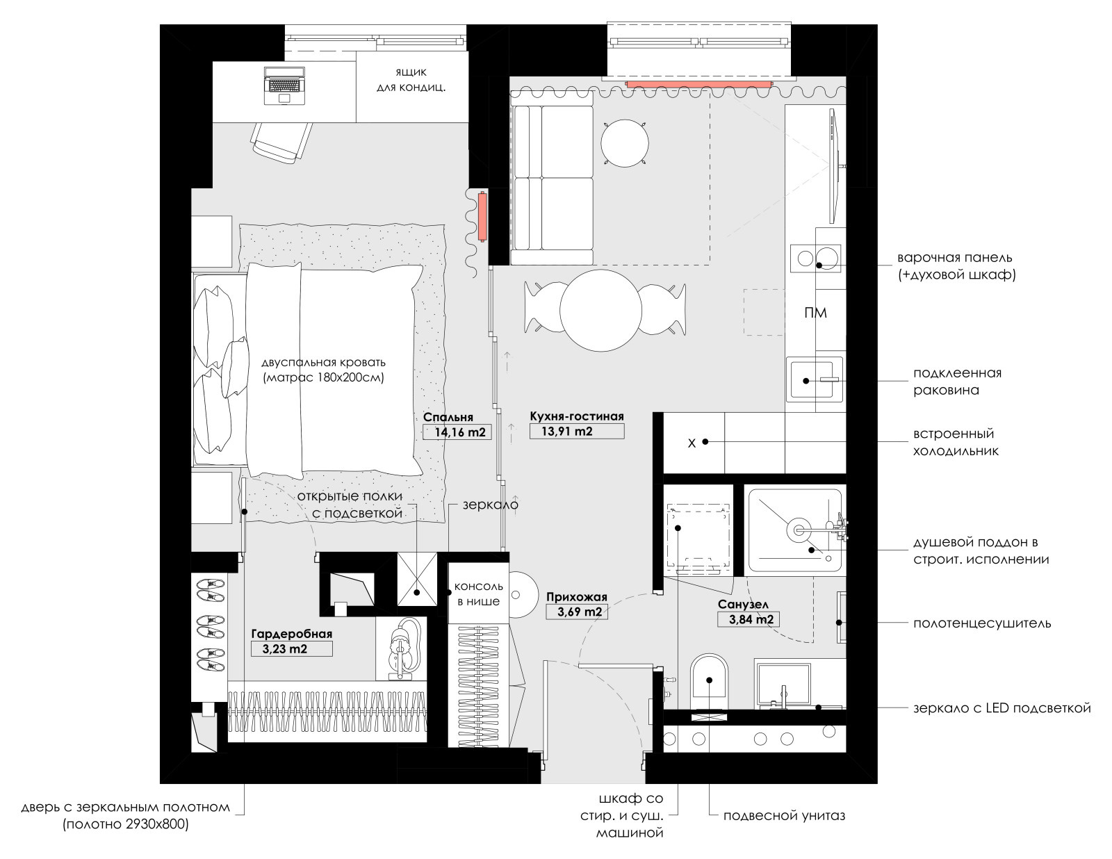 Апартаменты под сдачу в ЖК Царская площадь 40м2