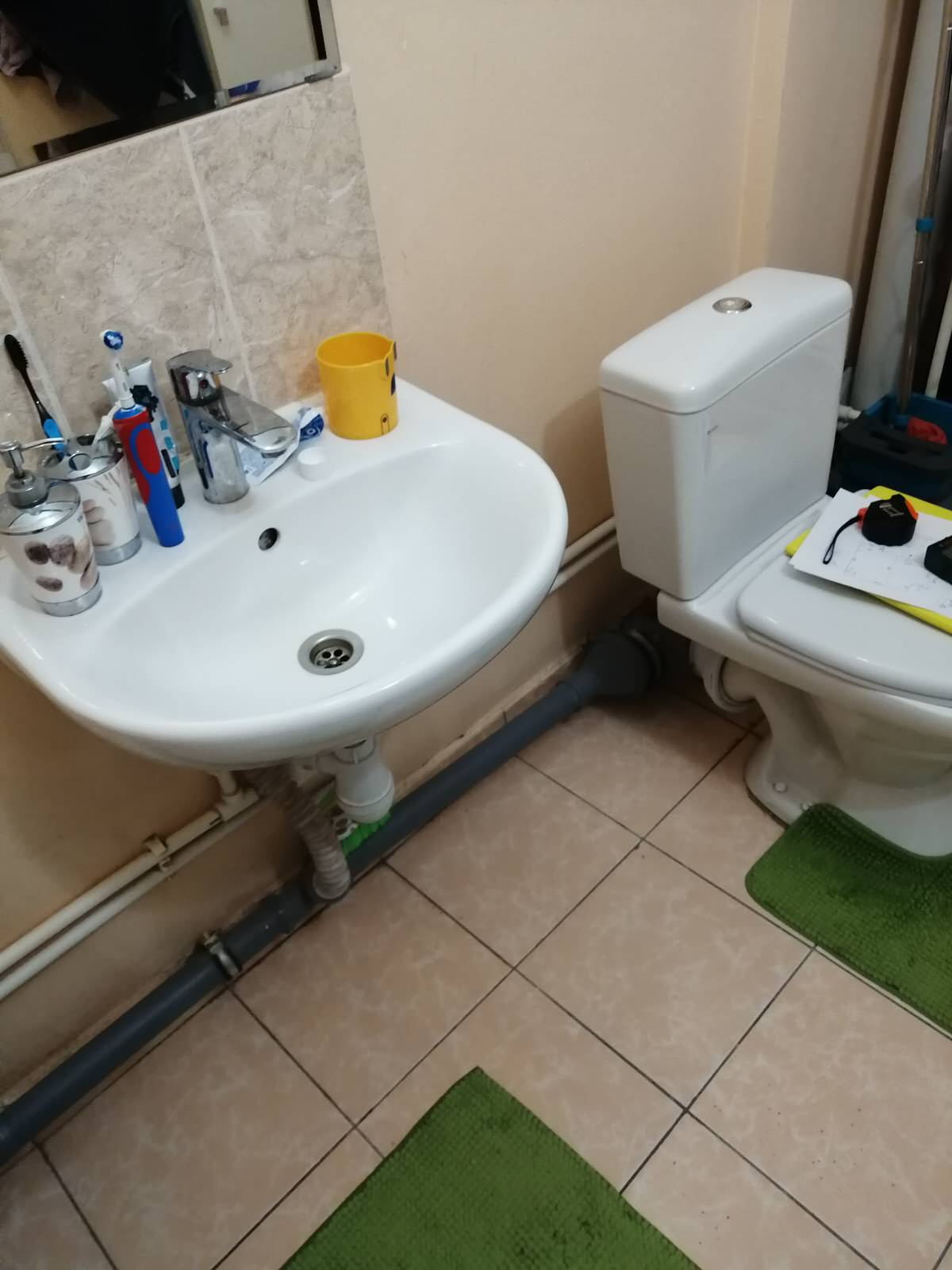 Ванная лофт