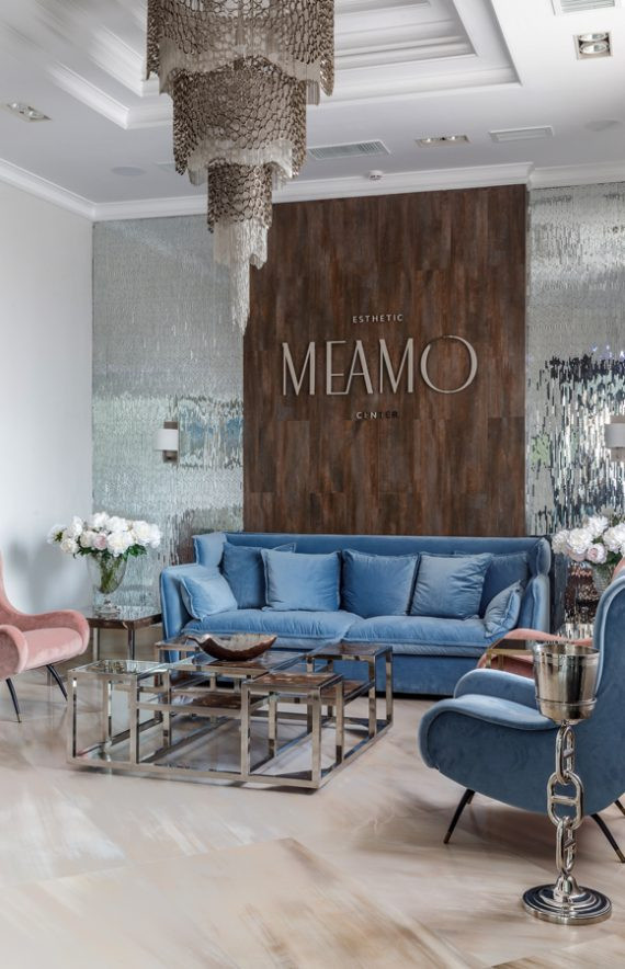 Дизайн салона красоты «Меамо» в Анапе.