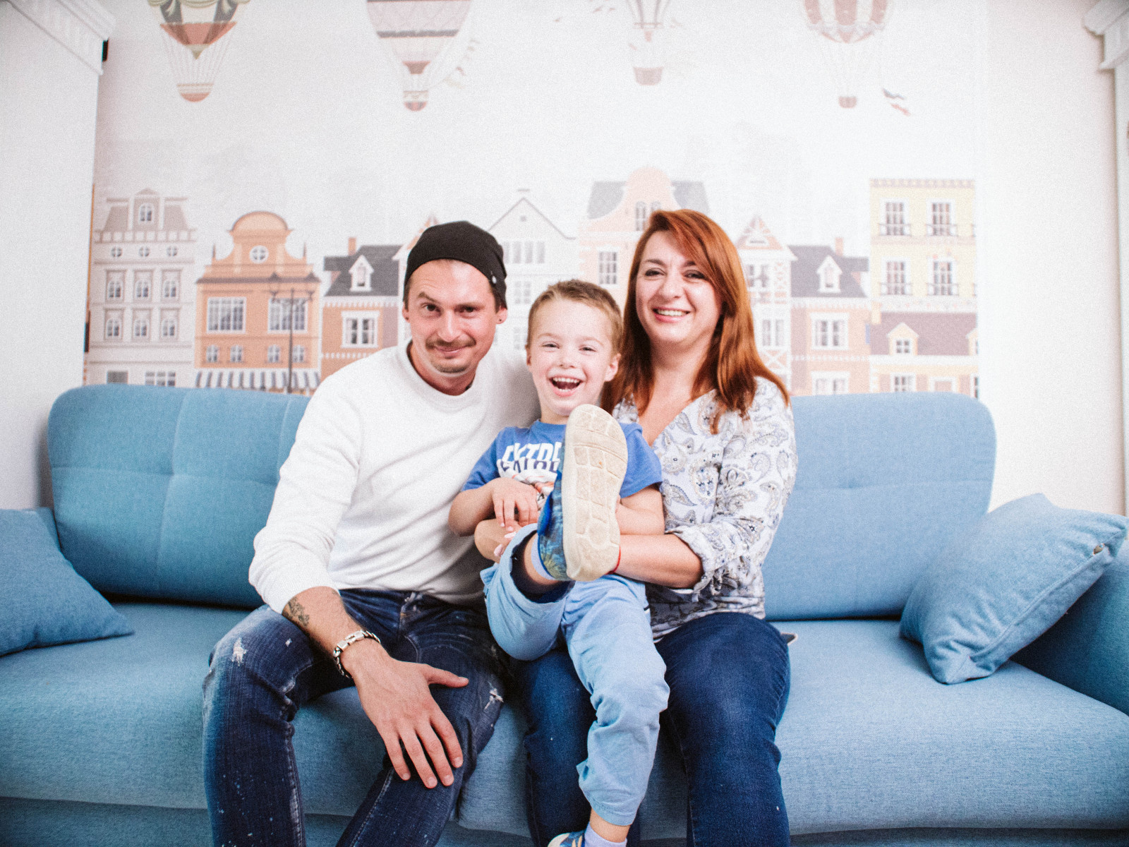 Детская для мальчика в синих тонах